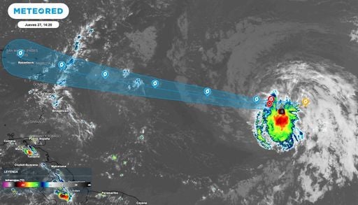 Nace la tormenta tropical Dolly en el Atl&aacute;ntico: el NHC prev&eacute; que traer&aacute; lluvias al Caribe antes de debilitarse