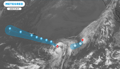 Nace la tormenta tropical Hern&aacute;n y avanza en mar abierto, mientras Haw&aacute;i se prepara para un posible impacto