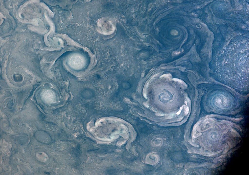 Vórtices em Júpiter, NASA