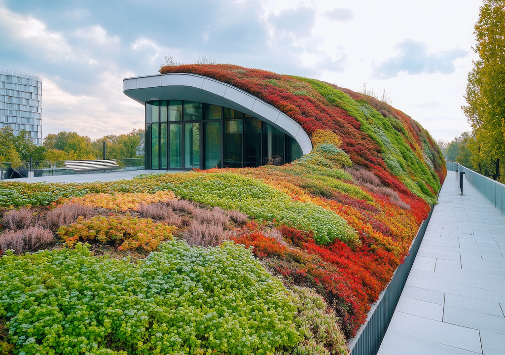 Vegetation cover in developed countries might be more readily available and part of modern design schemes.