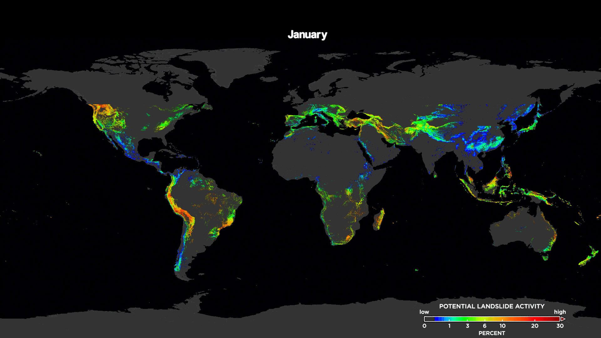 Nasa Modela La Climatología De Los Deslizamientos De Suelo Nasa Modela La Climatología De Los Deslizamientos De Suelo