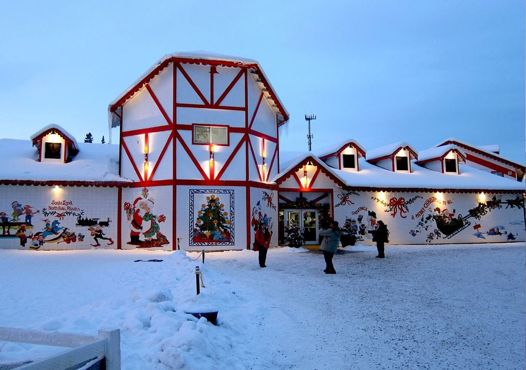 Polo Norte casa de Papai Noel