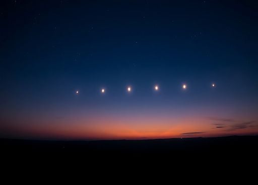 Ne manquez pas ce rare alignement de plan&egrave;tes dans les prochains jours !
