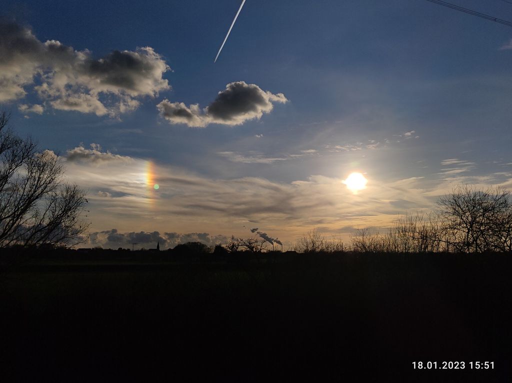 Einseitige Nebensonne Einseitige Nebensonne