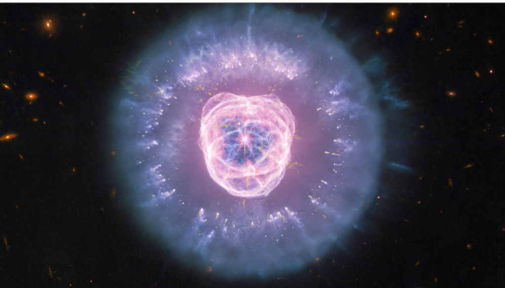 Imagen de la Nebulosa del león. Créditos:NASA, ESA, CSA, STScI. Procesamiento de imágenes: A. Pagan (STScI). LICENCIA CC BY 4.0 INT o Licencia Estándar ESA