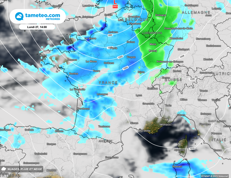 Neige en plaine en France : quelles régions potentiellement concernées  durant les 7 prochains jours ?