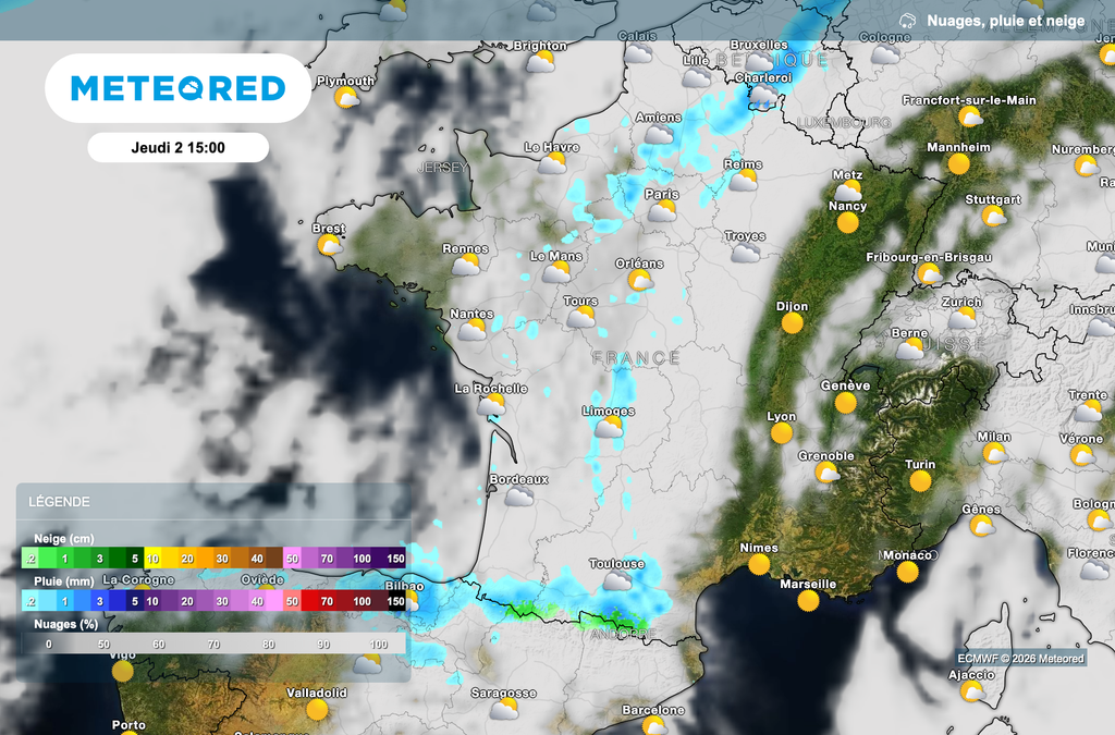 Encore quelques précipitations ce jeudi ! Encore quelques précipitations ce jeudi !