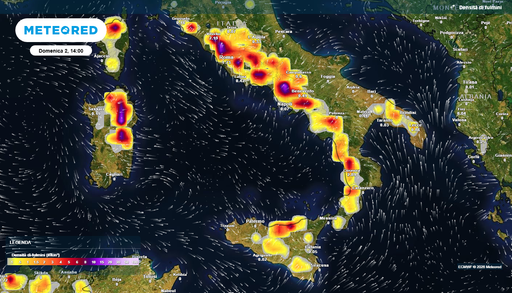 Nel super anticiclone troveranno spazio i temporali, ecco le aree a rischio fra Centro e Sud Italia