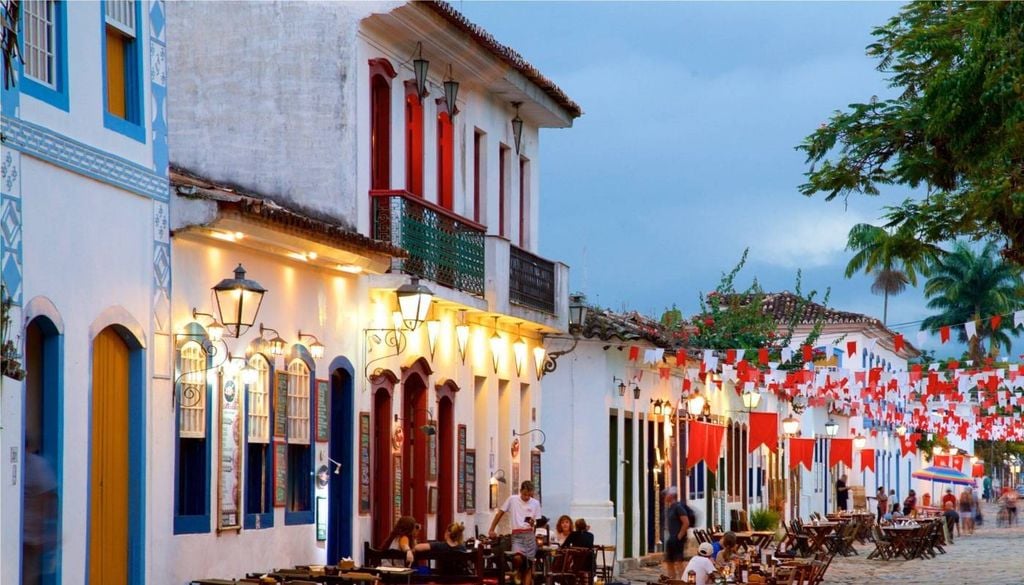 O belo centro histórico de Paraty (RJ). Crédito: Divulgação.