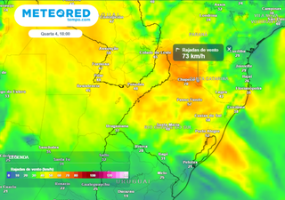 Sul do Brasil volta a ter alertas neste semana: frente fria traz risco de chuvas intensas e fortes rajadas de vento