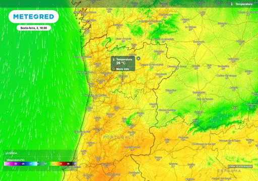 Nesta Sexta-feira Santa, o calor deslocar-se-&aacute; para norte: temperaturas cerca de 3 &ordm;C mais altas em 3 distritos
