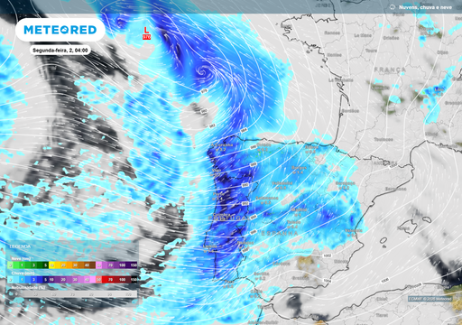 Neste domingo, dia 1, chegar&aacute; a pr&oacute;xima tempestade com chuvas fortes e generalizadas