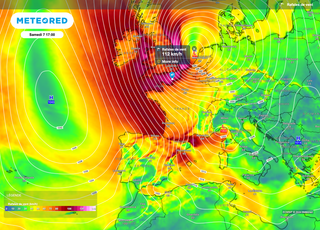 Météo : nos cartes montrent un net renforcement des vents en France ces prochaines heures. Vers un risque de tempête ?