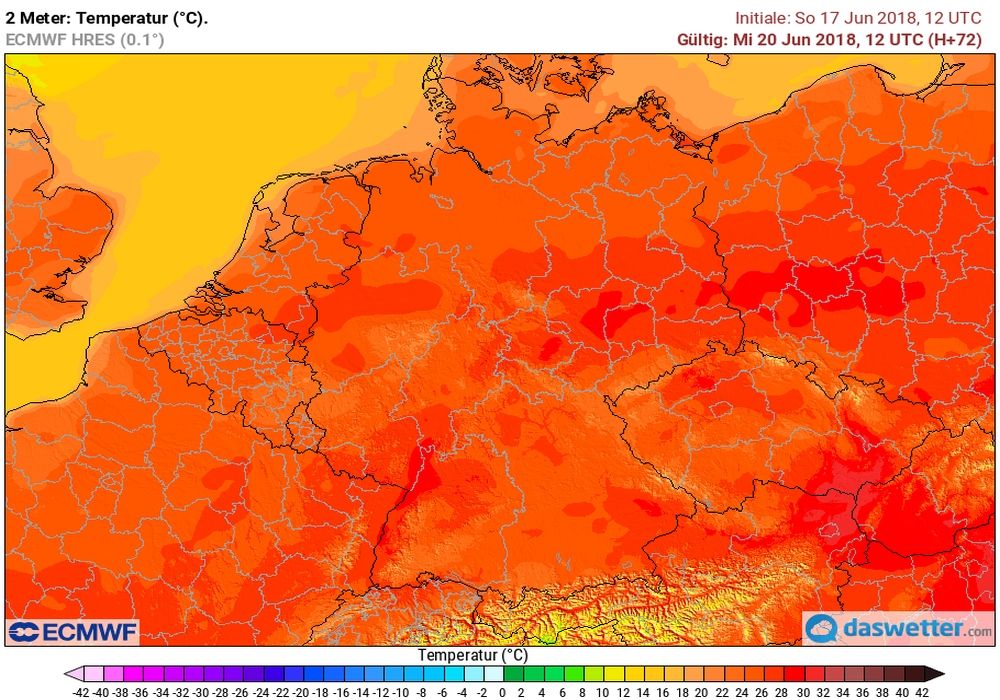 Hitze am Mittwoch Hitze am Mittwoch