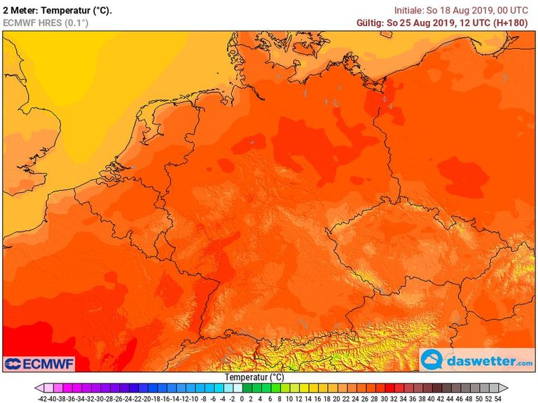 Höchstwerte nächsten Sonntag Höchstwerte nächsten Sonntag