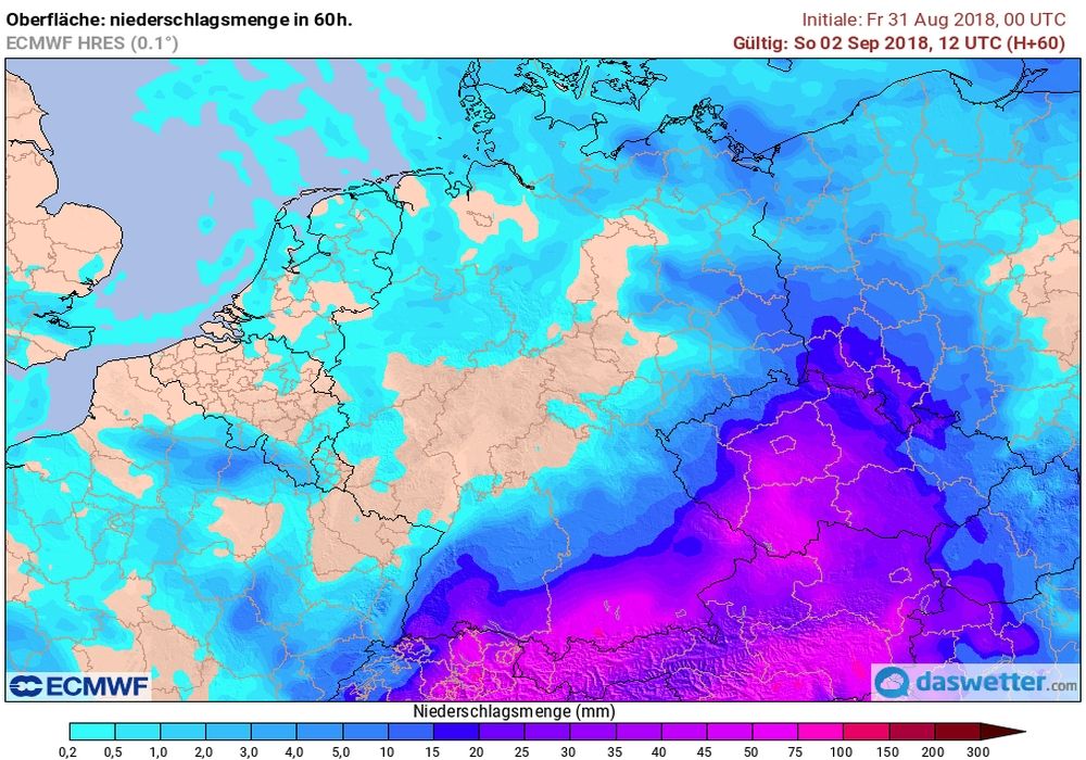 Dauerregen im Südosten Dauerregen im Südosten