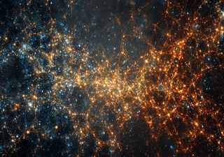 Neuer Weltraumrekord: Oxford-Astronomen entdecken gigantische, rotierende Galaxienstraße