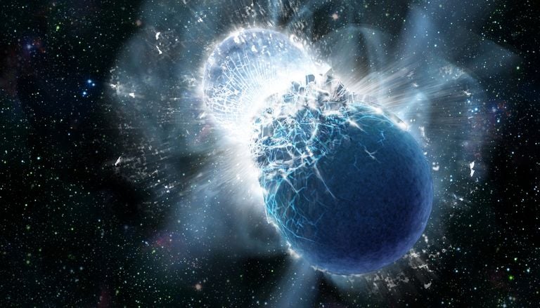 Neutronenstern-Kollisionen: Forscher untersuchen mit KI, wie sich im Weltraum schwere Elemente bilden