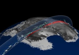 Nevadas antárticas extremas