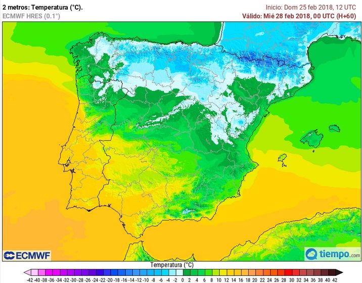 Nevadas De Frente Cálido: Un Breve Análisis Para El 28 De Febrero 2018 Nevadas De Frente Cálido: Un Breve Análisis Para El 28 De Febrero 2018