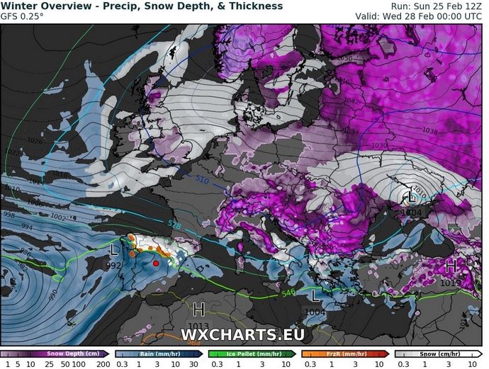 Nevadas De Frente Cálido: Un Breve Análisis Para El 28 De Febrero 2018 Nevadas De Frente Cálido: Un Breve Análisis Para El 28 De Febrero 2018