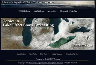 Nevadas efecto lago