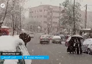 Nevadas en Marruecos: la borrasca Regina cubre de blanco la regi&oacute;n monta&ntilde;osa de Azilal