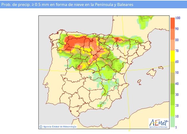 Nevadas En "oleadas" En La Segunda Quincena De Enero De 2019 Nevadas En "oleadas" En La Segunda Quincena De Enero De 2019