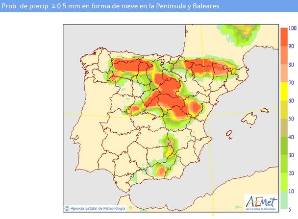 Nevadas En "oleadas" En La Segunda Quincena De Enero De 2019 Nevadas En "oleadas" En La Segunda Quincena De Enero De 2019
