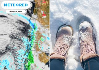 Nevadas intensas y lluvias activas: sistema frontal avanza este martes desde Magallanes al Ñuble