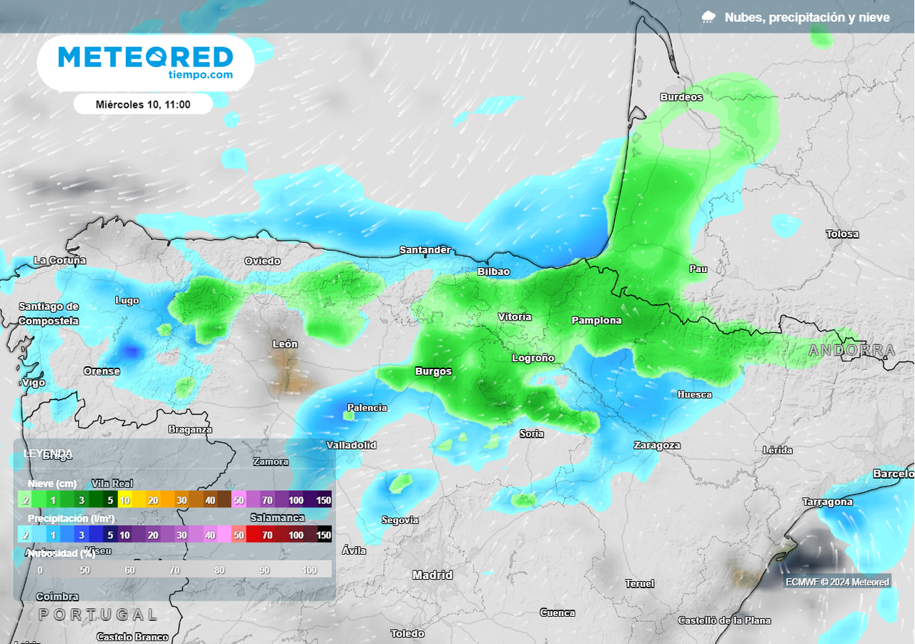 ¿Nevará cerca del mar esta semana en Cataluña y en el Cantábrico?