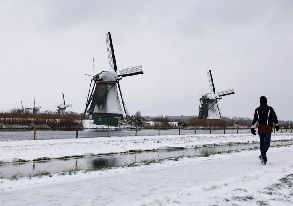 Tempestade de neve Holanda
