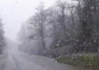 Neve fino a quote collinari al centro-sud: ecco i video