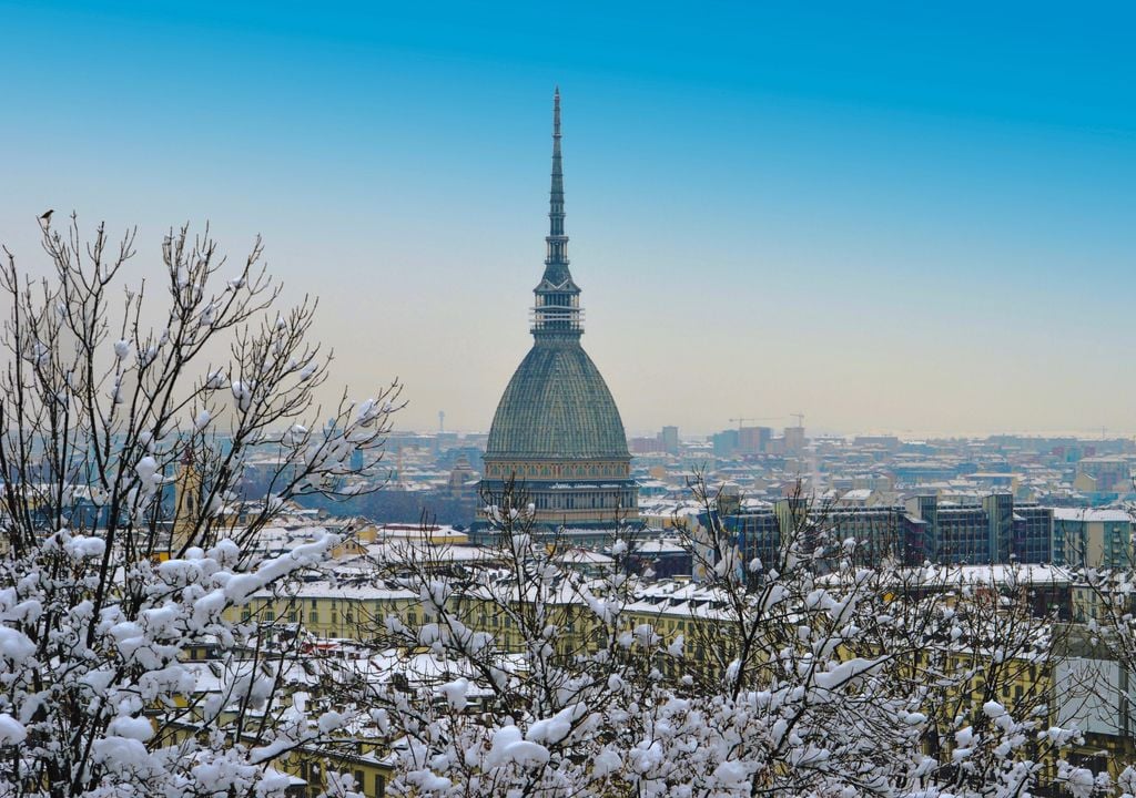 Prima neve a Torino