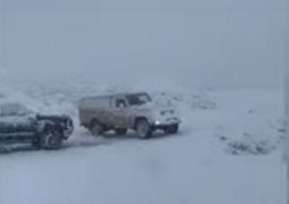 Wahnsinn: Schneefall in Saudi-Arabien! 