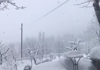 Nevicate eccezionali sull'Appennino Tosco Emiliano: i video