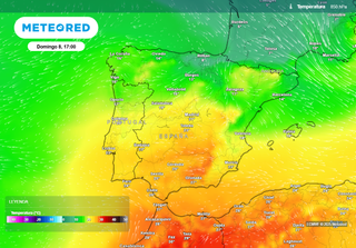 Ni 5 ni 10 ºC, entre Sevilla y Bilbao habrá más de 20 ºC de diferencia el domingo por el mediodía