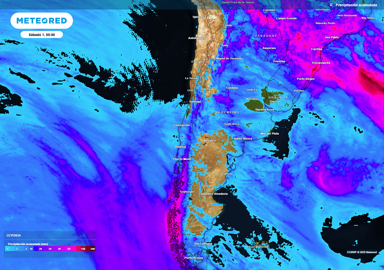 Aunque la semana comienza con altas temperaturas en diversas regiones de Chile, las precipitaciones lograrán incursionar hacia el país.