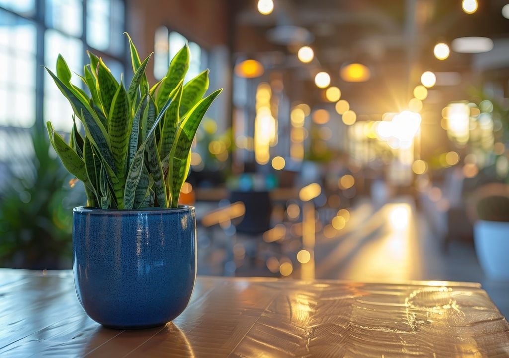 Mas allá de su valor decorativo, esta especie es una de las favoritas para oficinas y departamentos por su capacidad para adaptarse a ambientes con poca iluminación natural.