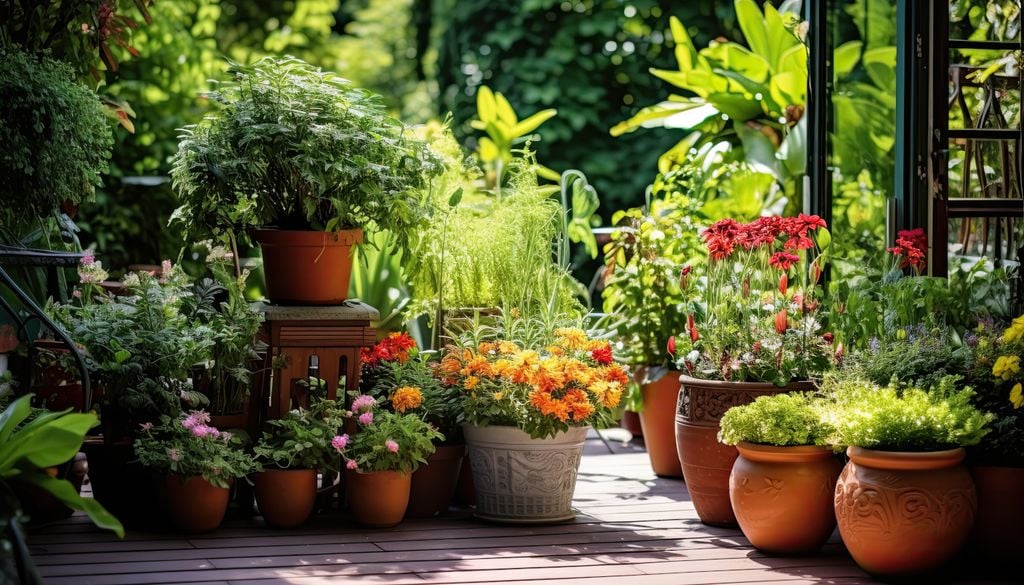 Pflanzbehälter können sehr unterschiedlich sein