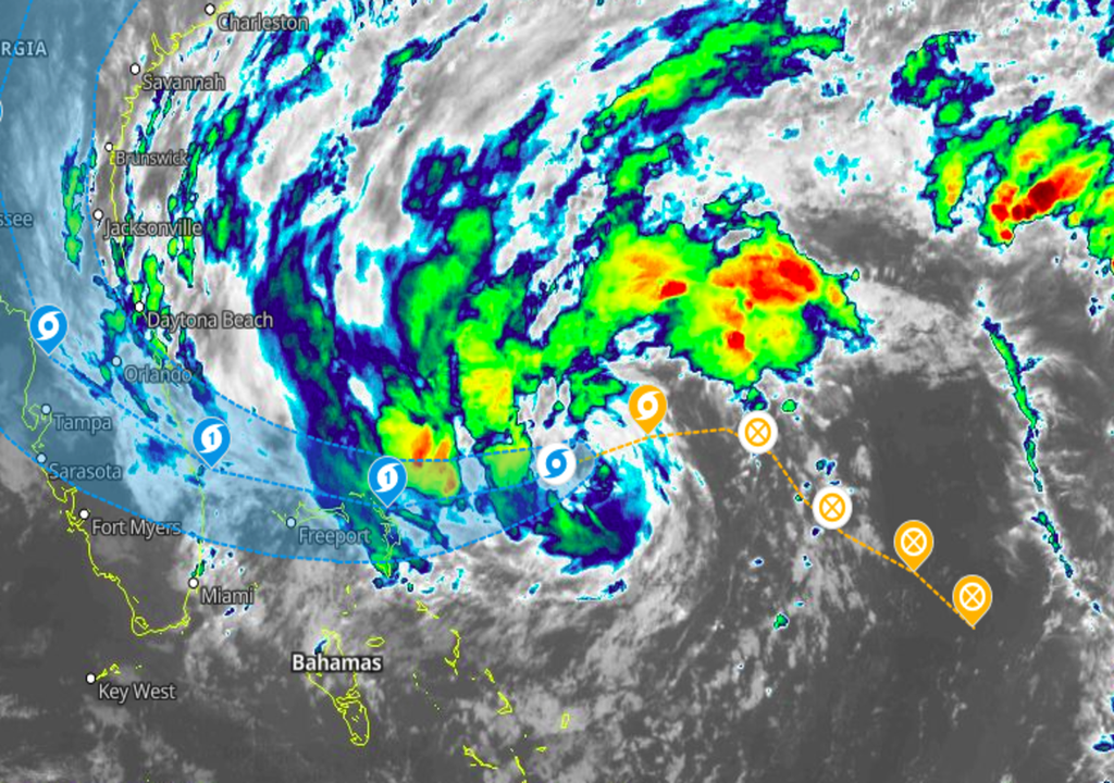 Nicole se intensificará a huracán antes de impactar Bahamas y Florida