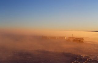 Bruma antártica en Concordia