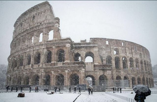 Nieva En Roma