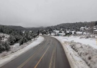 Nieve en la Sierra de Chihuahua: Guerrero y Bocoyna amanecen bajo un manto blanco este martes 10 de marzo