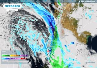 Nieve y abundantes lluvias en Chile central: estas son las zonas donde precipitará mañana según Meteored