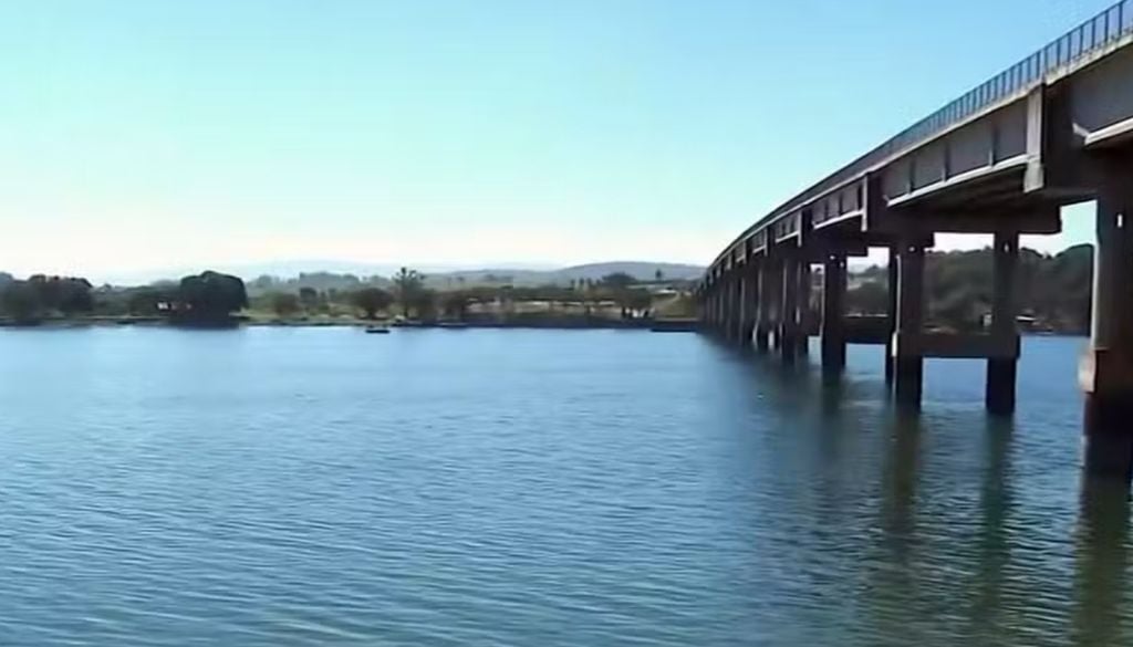 Lago de Furnas na cidade de Passos, em MG. Foto: EPTV/Reprodução Lago de Furnas na cidade de Passos, em MG. Foto: EPTV/Reprodução