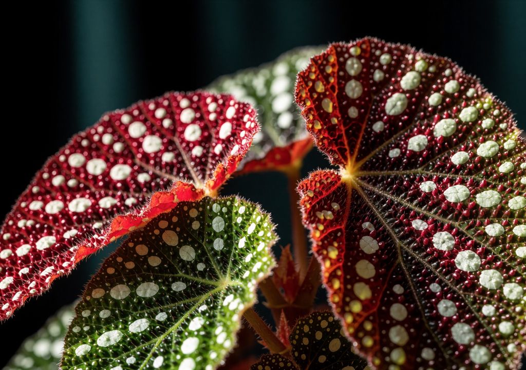begonia Originaria de Brasil, la Begonia maculata es una especie tropical que necesita temperaturas relativamente estables y una humedad ambiental adecuada para desarrollarse.