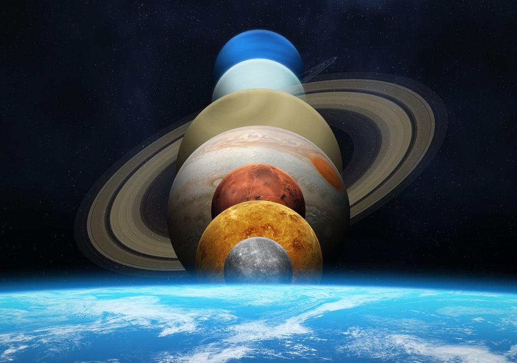 Los planetas alineados serán visibles en el cielo nocturno este sábado, 28 de febrero.