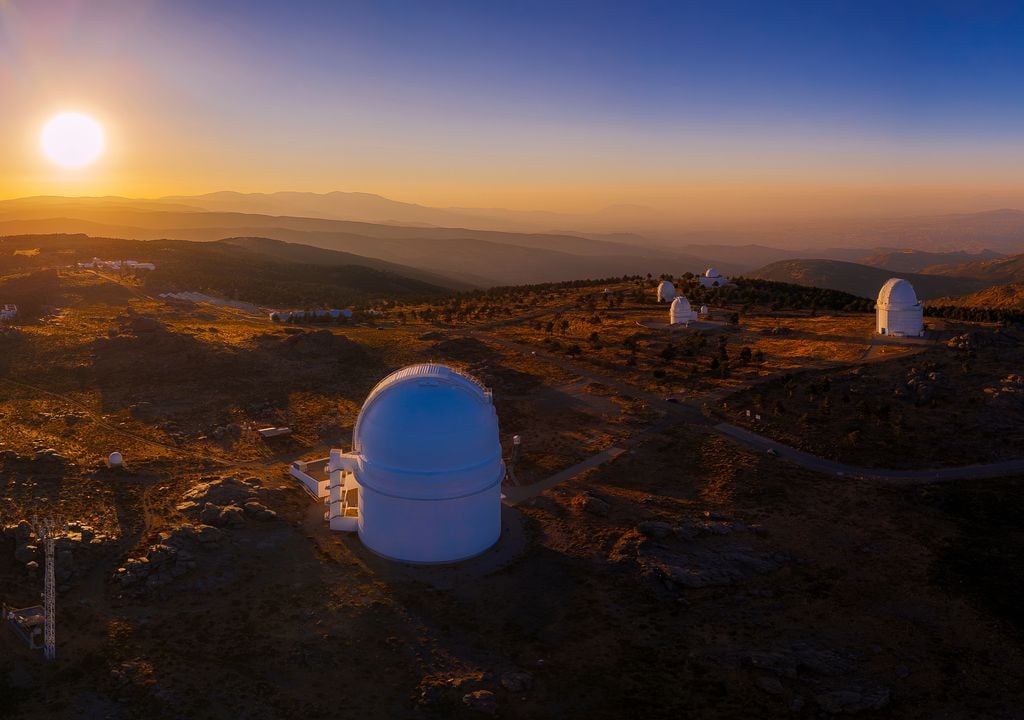 Observatorio de Calar Alto, en la Sierra de los Filabres, en la provincia andaluza de Almería.