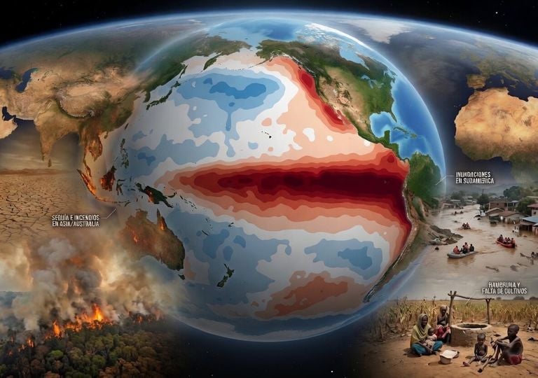 No es solo lluvias, sequ&iacute;as y m&aacute;s calor: te contamos el efecto de El Ni&ntilde;o que recorta a&ntilde;os de vida en medio planeta